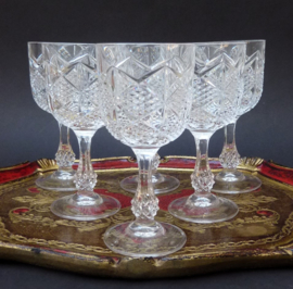 Cristal d'Arques Durand kristallen wijnglazen Palais