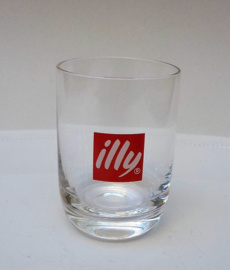 Illy logo waterglaasje