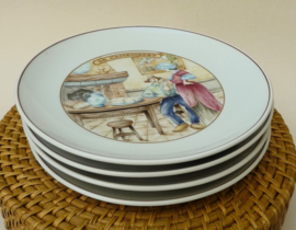 Pillivuyt Les Fromages Franse kaas borden set