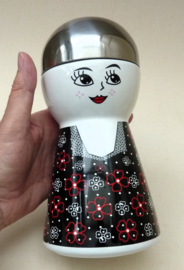 Brandani Italy Design ceramic canister with metal lid