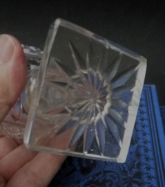 Irish or English square base rummer early 19th century