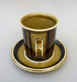 Arabia Kosmos koffiekop met schotel