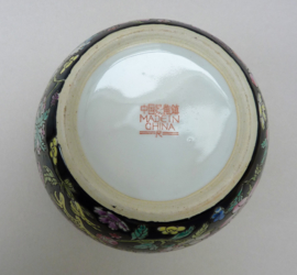 Chinese Jingdezhen porseleinen Famille Noir Millefleur gemberpot