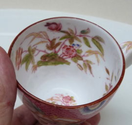 Sarreguemines Minton pattern 216 coffee cup with saucer
