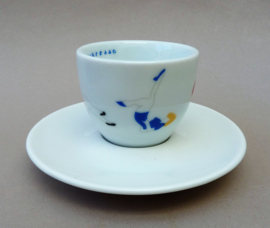 Illy Art Collection 1999 Marco Lodola Tazzine Ballerine espresso cup with saucer  nr 3