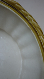 Antique Sarreguemines barbotine Fruit tureen