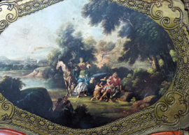 Florentijns dienblad met prent