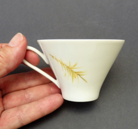 Hutschenreuther Hohenberg Mid Century demitasse kop en schotels