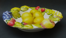 Bassano majolica fruit bowl