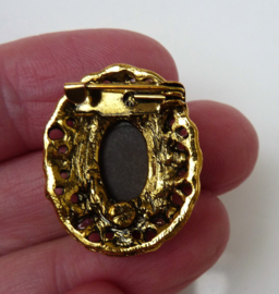 Vintage cameo brooch