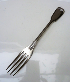 Wellner Augsburger Faden silver plated dinner fork antique model