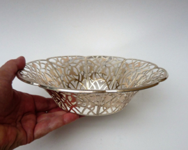 WMF reticulated silver plated bread basket