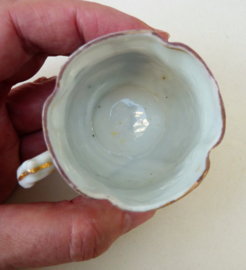 Japanse Edo Hirado demitasse kop en schotel