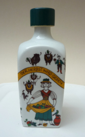 Four seasons porcelain schnapps bottle and cups Altenkunststadt Bavaria
