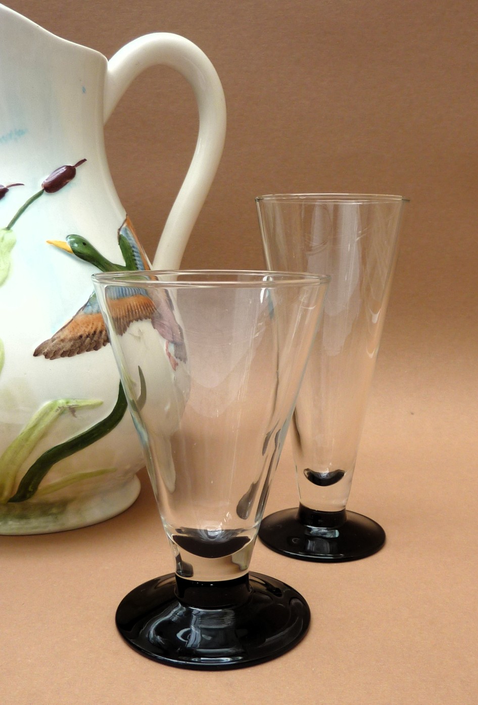 Luminarc France Domino waterglas op zwarte voet