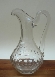 Val Saint Lambert crystal water jug 19th century