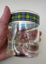 The Gordon Highlanders clan old fashioned whisky tumbler glass