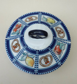 Italian faience cookie jar