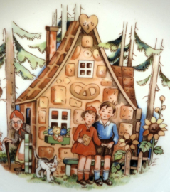 Kahla deep childrens plate Hansel and Gretel 1960s