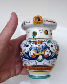 Deruta ARS Artigiana puzzle jug Bevi Se Puoi
