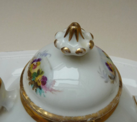 Biedermeier porseleinen theepot