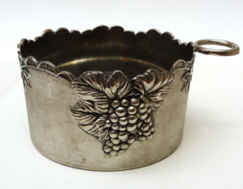 Mid Century verzilverde wijn champagne flessenbak