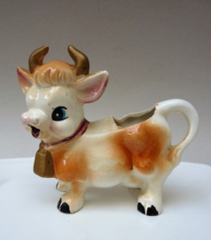 Japans Mid Century Happy Cow melkkannetje