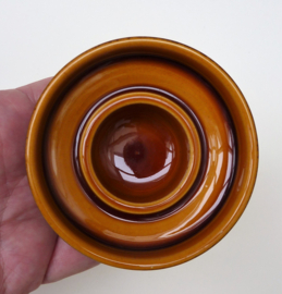 Retro ceramic egg cups - set of 5