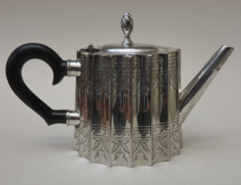 Engels verzilverd thee koffie servies
