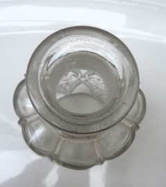 Val Saint Lambert Luxval transparant Art Deco perfume bottle