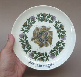 Gien cheese platter and plates Les Fromages