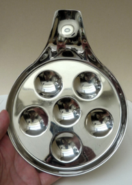 WMF Cromargan edelstalen escargots schaaltje 6 gaats