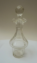 Armand Frenais silver plated oil vinegar set with Baccarat bottles