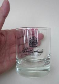 Ballantines whisky tumbler glas