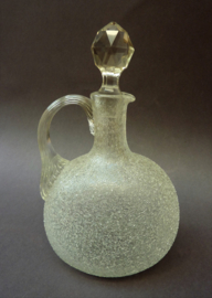 Overshot glass spirit flagon decanter 19th century