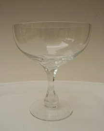 Orrefors Coronation crystal champagne coupe glasses