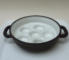 Keramisch diep escargots schaaltje 6 gaats