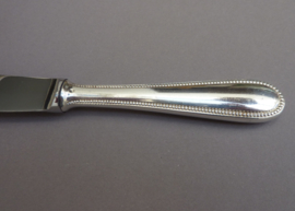 Nogent France Perle Beaded Edge silver plated table knifes