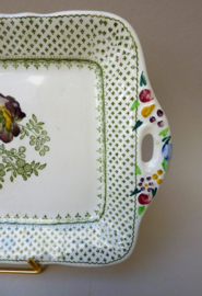 Masons Ironstone Paynsley Patt Green sandwich schaal