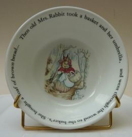 Wedgwood Peter Rabbit porridge bowl Mrs Rabbit