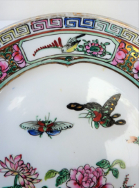 Rose Medallion porcelain plate