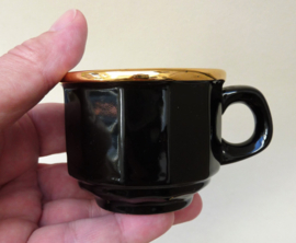 SPM Walkure porcelain espresso cup in black and gold