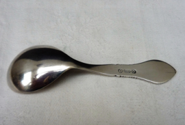 Dutch Art Deco silver plated tea caddy spoon