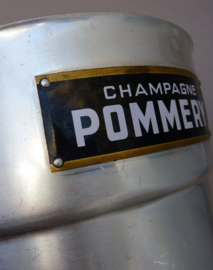 Pommery Art Deco aluminium champagne koeler