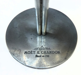 Moet Chandon Philippe di Meo bruiloft bruidstoost champagneglazen in houder