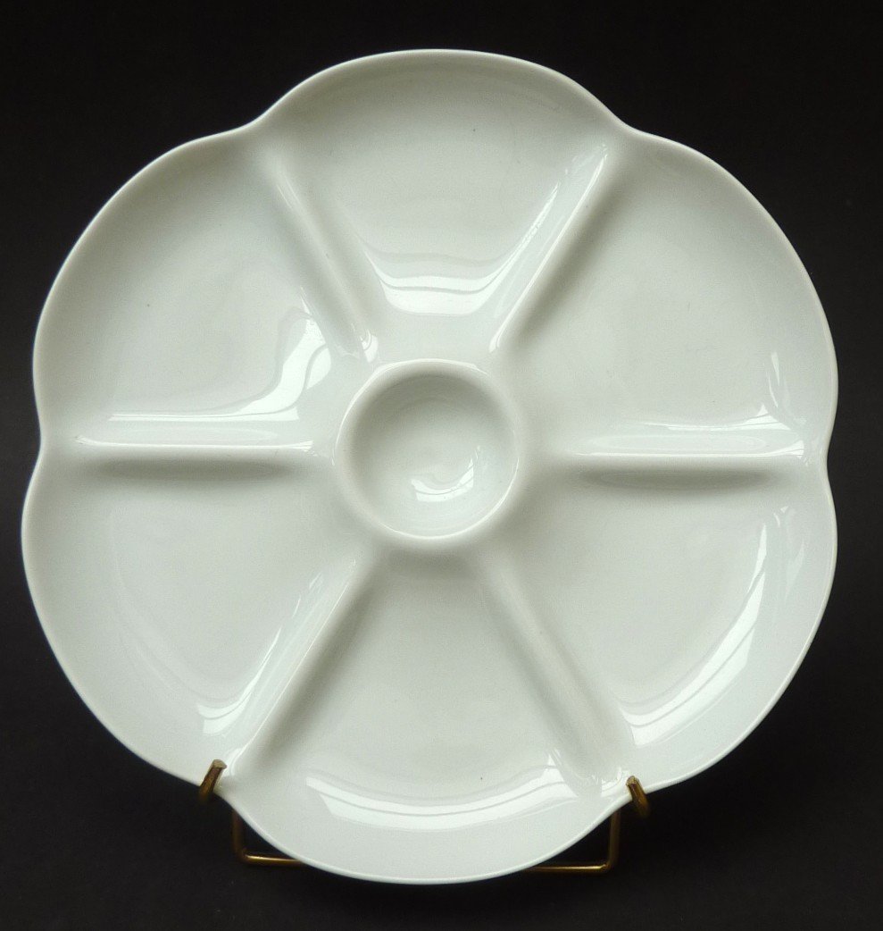 Hutschenreuter Tavola bianco porseleinen oesterbord