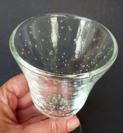 Bubbeltjesglas wijnglas transparant