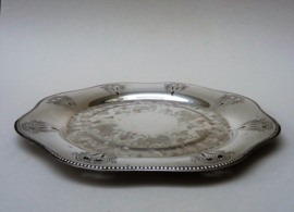 Viking Plate Canada Art Deco verzilverde friandise schaal