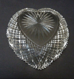 TG Hawkes ABP strawberry diamond crystal trinket dish