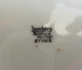Lawleys Norfolk Art Deco brood en boter bordjes